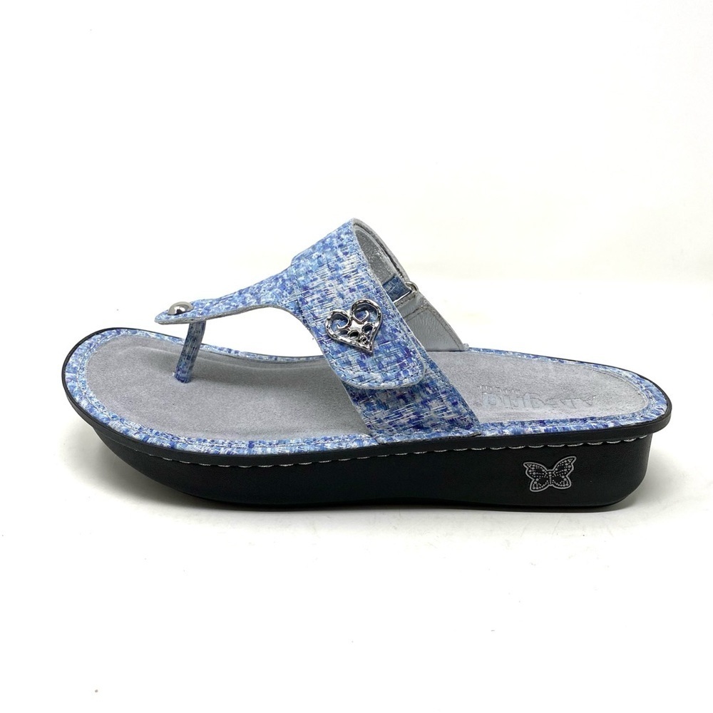 Carina Thong Sandal in Sassy Blues by Alegria
